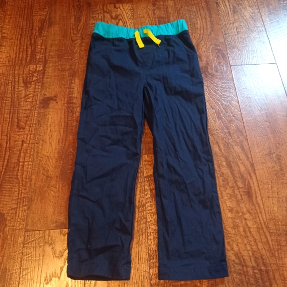Wonder Nation Navy Pants with Pockets and Drawstring Boy Sz 5T
